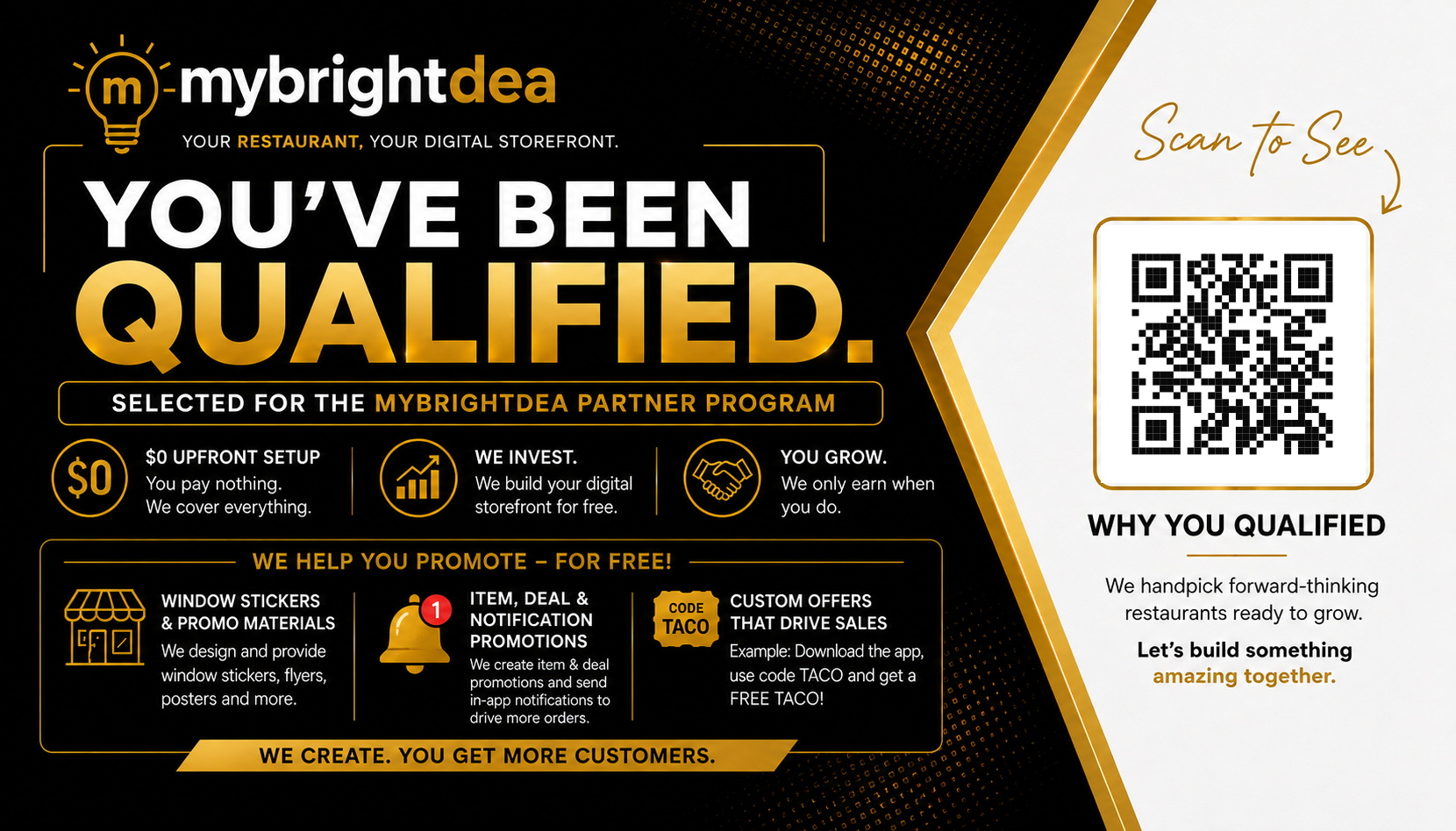 MyBrightDea partner business card